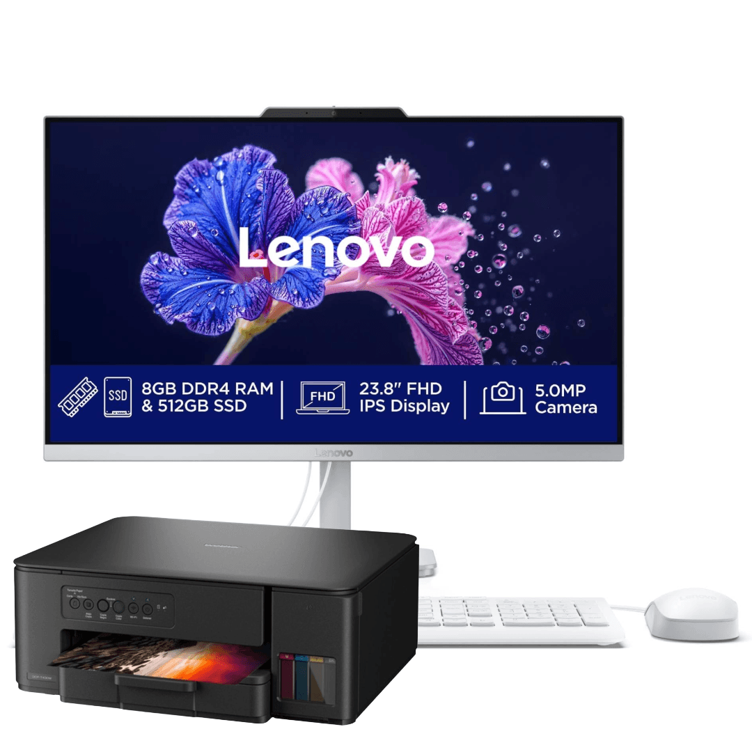 Computador Lenovo - All In One 25IAO + Impresora Brother